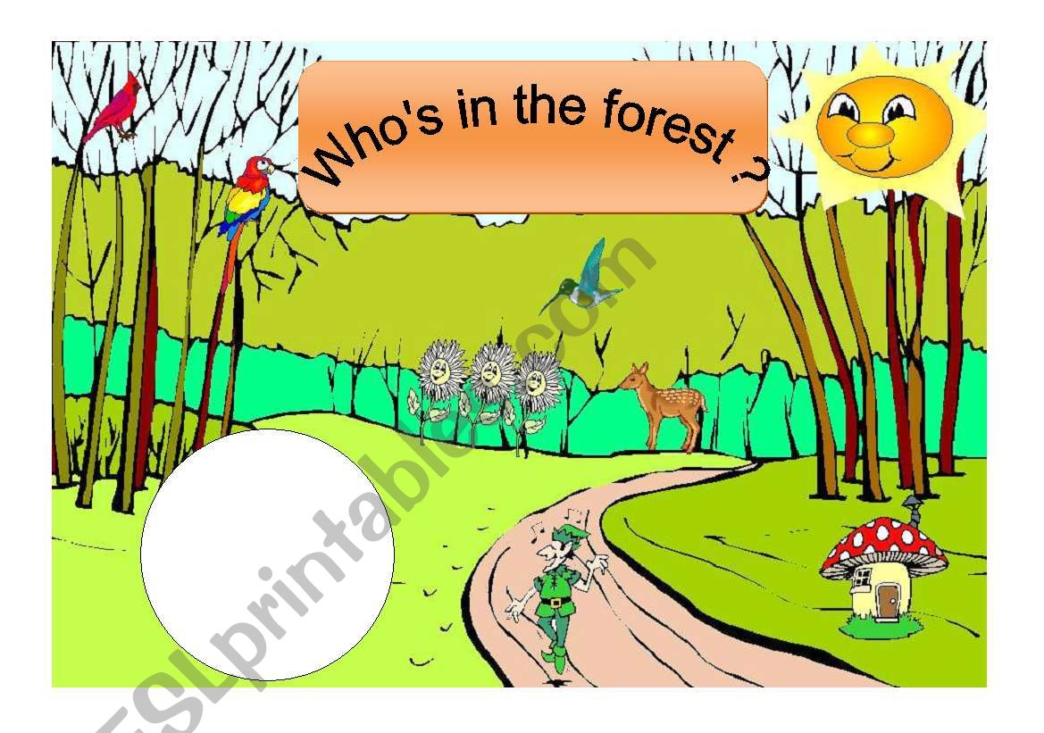 Who`s in the forest? - practising animals (part 1 / 6)